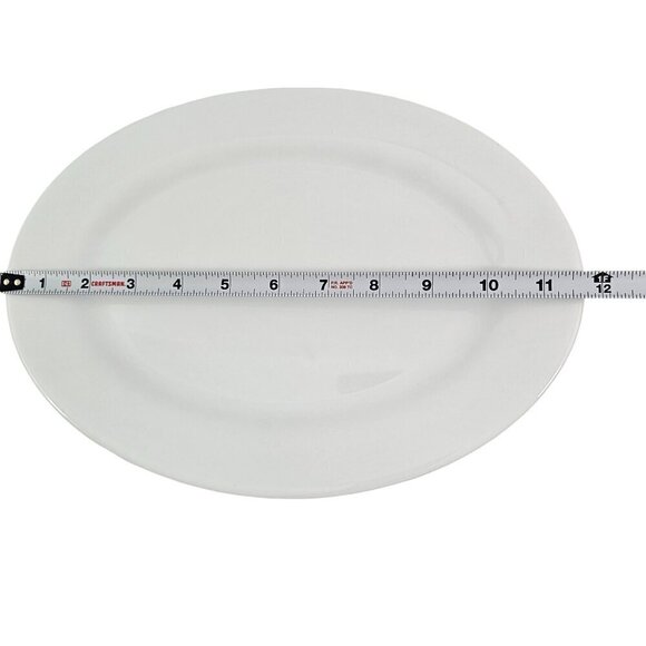 Crate and Barrel Oval Platter 11 ¾” x 8.5” Serving Platters – Set of 2 - Picture 8 of 15